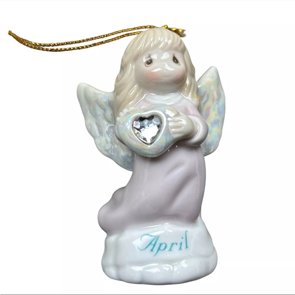 April - precious moments ornament- Vintage